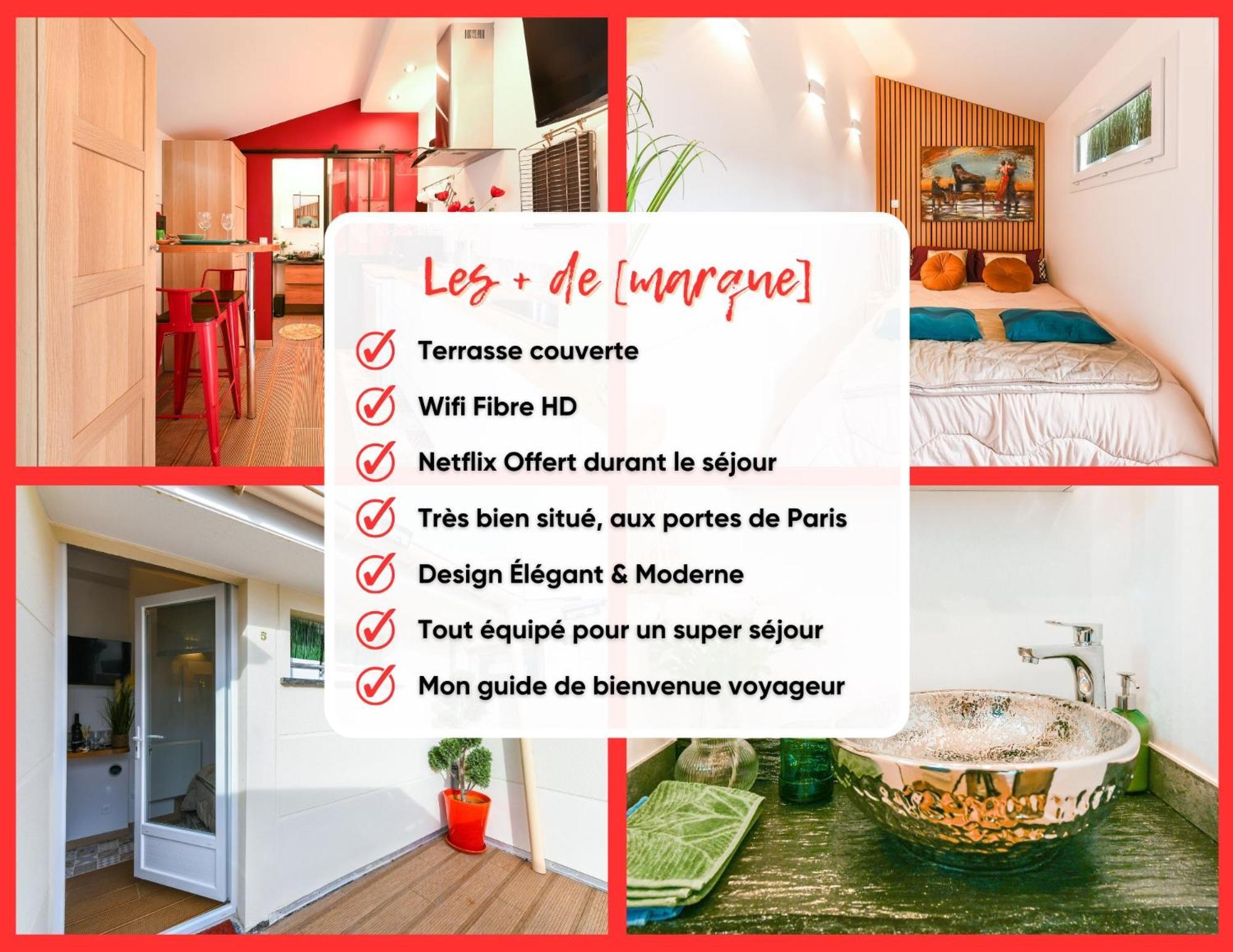 Paris-zenith-bienvenue-terrasse-netflix Apartment Pantin